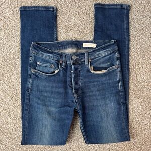 All Saints Dark Blue Slim Men Jeans